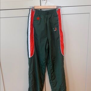Vintage University of Miami Track Pants